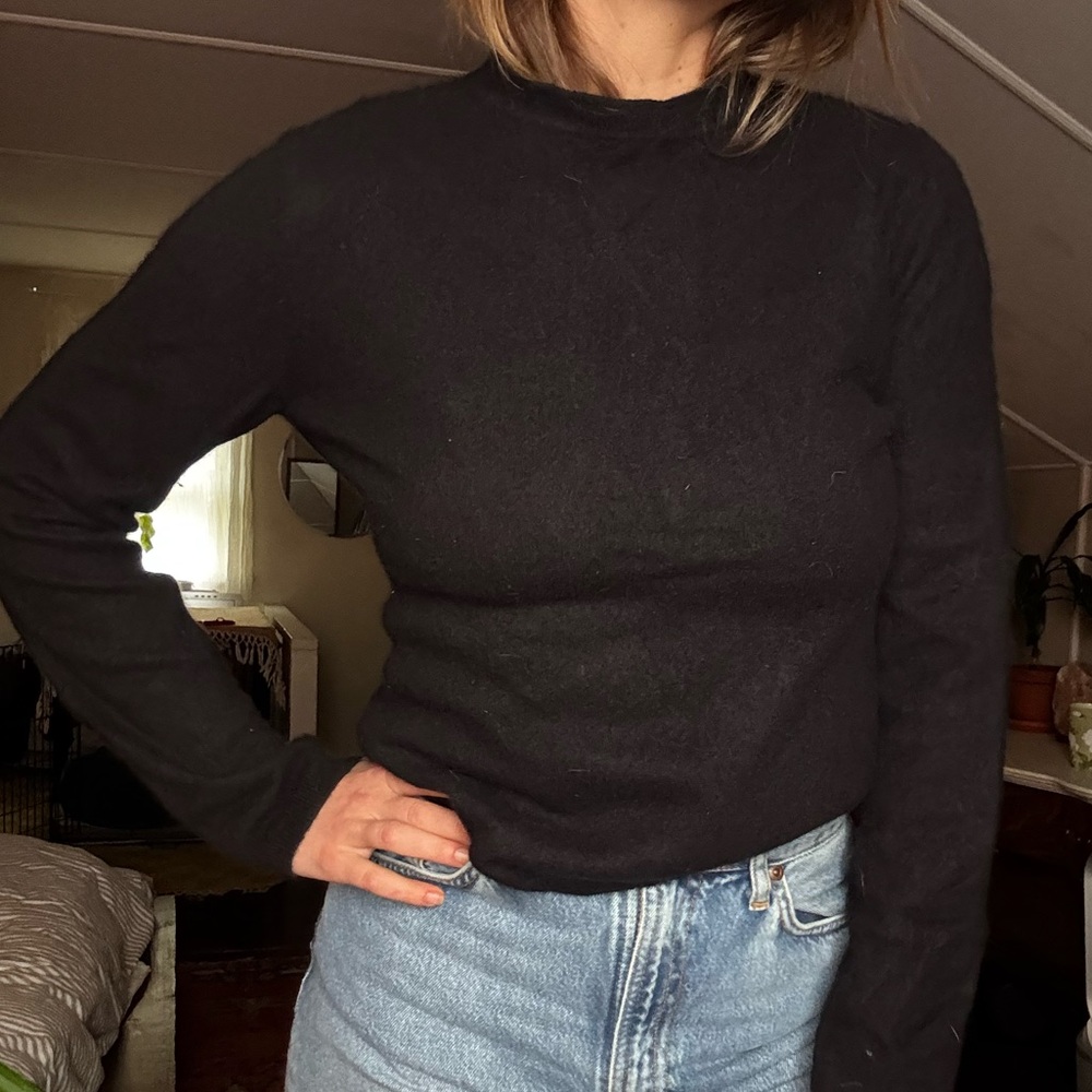 Cashmere Mockneck Sweater